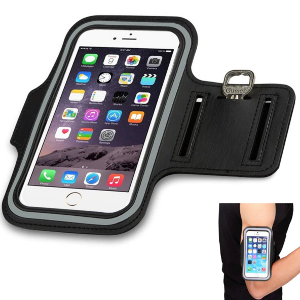 Sports Armband Phone Case — Adjustable, Touchscreen Compatible