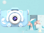 Kids Digital Camera with Games — Cute Kitten Design, 2" Display