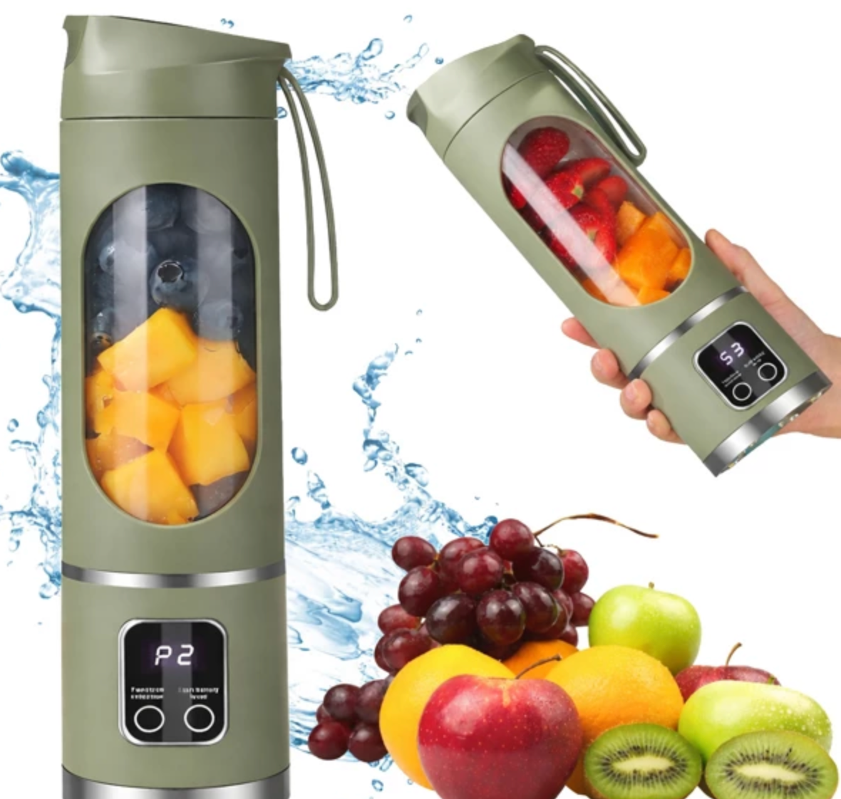 Portable USB-C Smoothie Blender — Wireless Mini Juicer 500ml