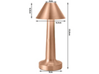 Touch Bedside Table Lamp — Wireless 3 Color LED Night Light