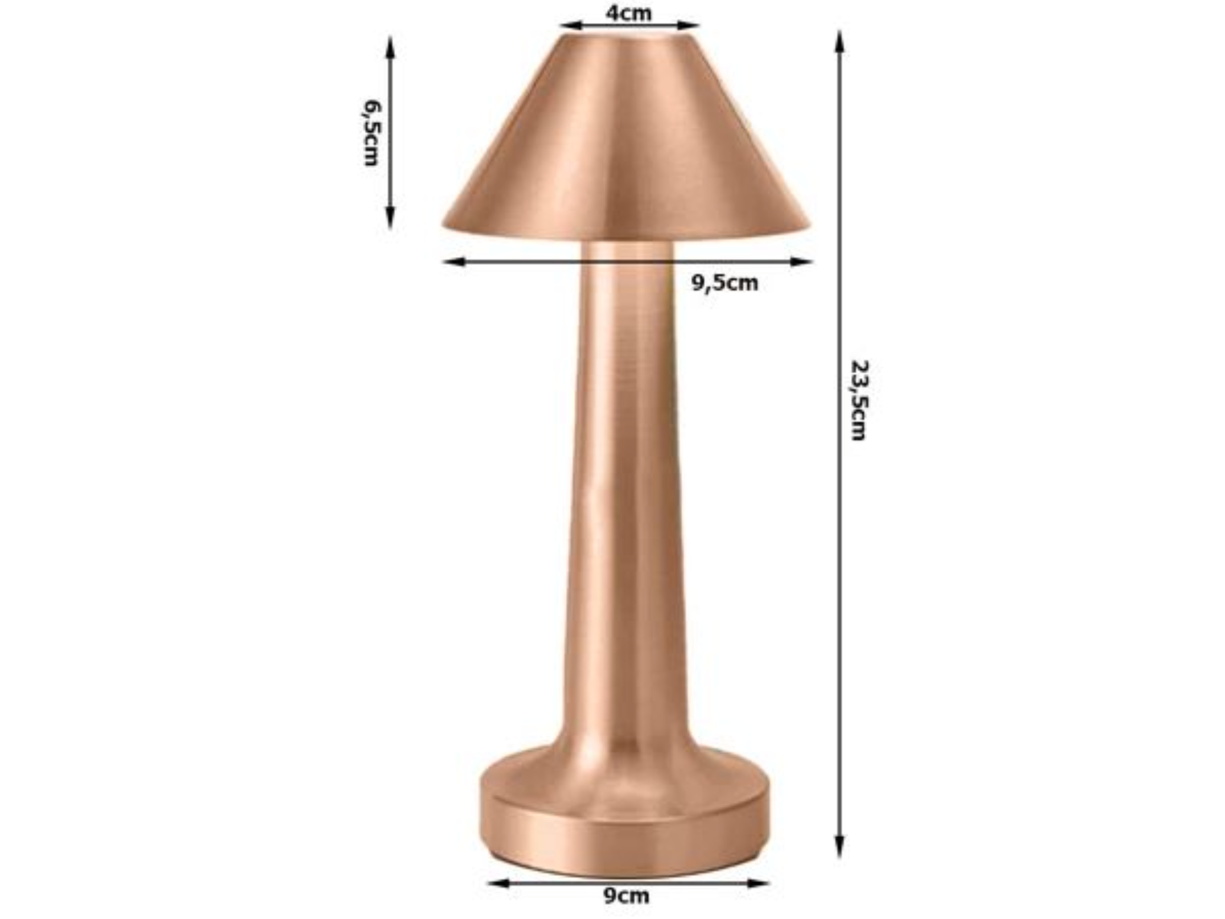 Touch Bedside Table Lamp — Wireless 3 Color LED Night Light