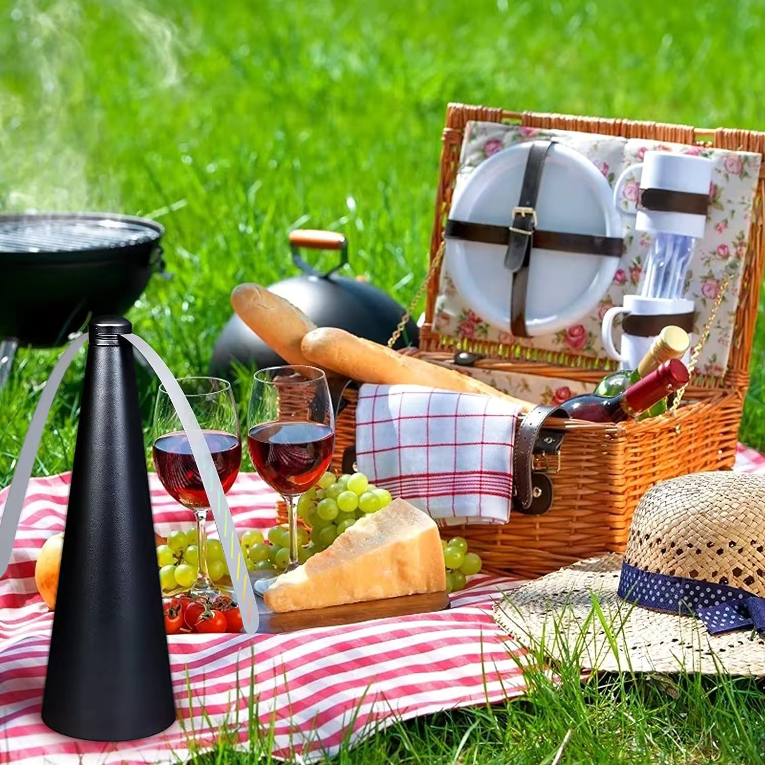 Fan Fly Repeller – Keep Your Food Protected Anywhere! 🦟🍽️